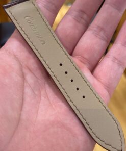 Dây đồng hồ Jaeger-LeCoultre da cá sấu Alligator màu chocolate