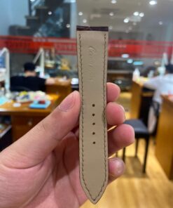 Dây đồng hồ Jaeger-LeCoultre da cá sấu Alligator màu chocolate