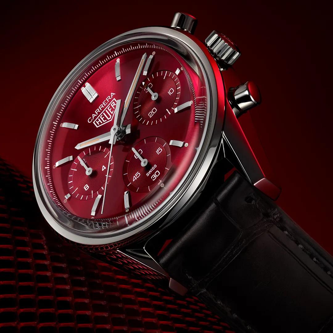 TAG Heuer Carrera Red Dial Limited Edition 2 CBK221G.FC6479