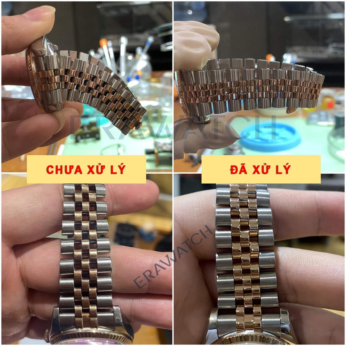 Đánh bóng, phục hồi dây đồng hồ Rolex