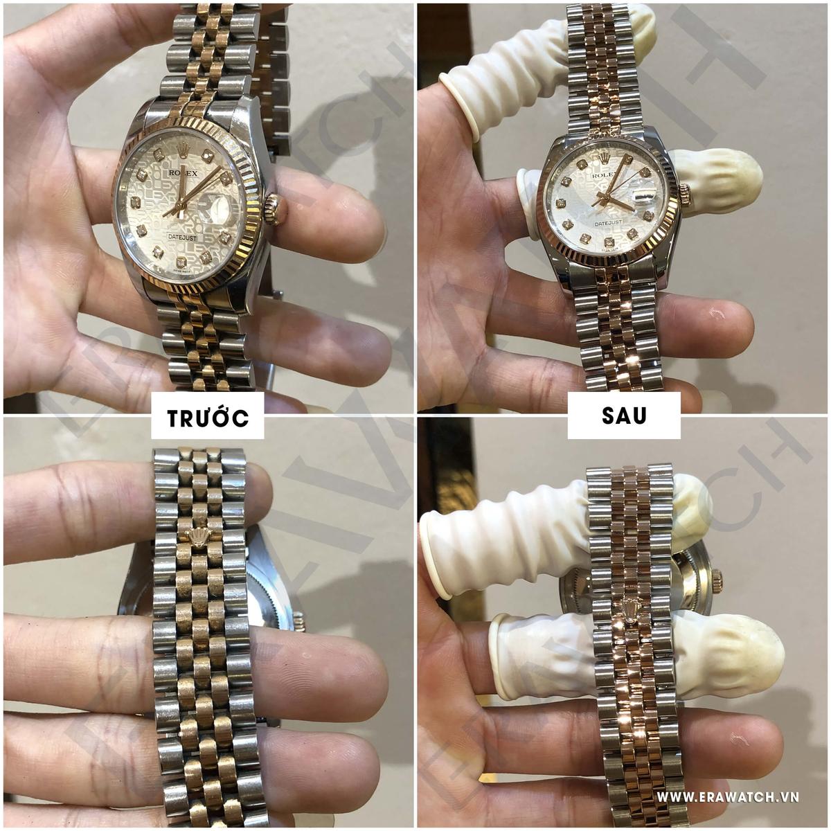 đánh bóng đồng hồ Rolex