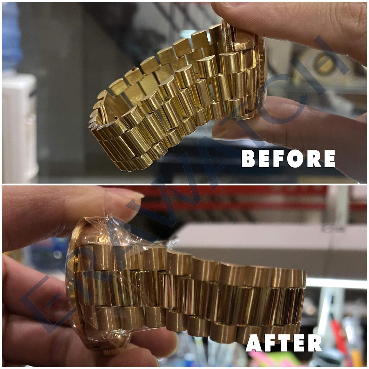 Đánh bóng, phục hồi dây đồng hồ Rolex