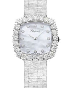 Đồng Hồ Chopard 10A386-1106 - L Heure Du Diamant Cushion Small - White GoldĐồng Hồ Chopard 10A386-1106 - L Heure Du Diamant Cushion Small - White Gold