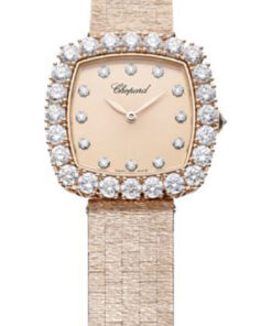 Đồng Hồ Chopard 10A386-5107 - L Heure Du Diamant Cushion Small - Rose GoldĐồng Hồ Chopard 10A386-5107 - L Heure Du Diamant Cushion Small - Rose Gold