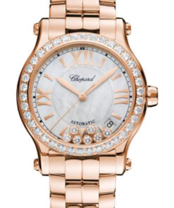 Đồng Hồ Chopard 274808-5007 - Happy Sport Round - 36mm - Rose GoldĐồng Hồ Chopard 274808-5007 - Happy Sport Round - 36mm - Rose Gold