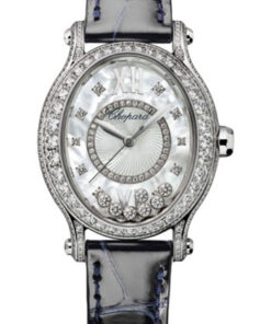 Đồng Hồ Chopard 275372-1001 - Happy Sport Oval - White GoldĐồng Hồ Chopard 275372-1001 - Happy Sport Oval - White Gold