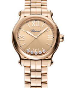 Đồng Hồ Chopard 275378-5008 - Happy Sport Round - 33mm - Rose GoldĐồng Hồ Chopard 275378-5008 - Happy Sport Round - 33mm - Rose Gold