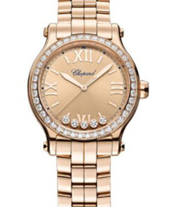 Đồng Hồ Chopard 275378-5009 - Happy Sport Round - 33mm - Rose GoldĐồng Hồ Chopard 275378-5009 - Happy Sport Round - 33mm - Rose Gold