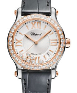 Đồng Hồ Chopard 278559-6003 - Happy Sport Round - 36mm - Steel and Rose GoldĐồng Hồ Chopard 278559-6003 - Happy Sport Round - 36mm - Steel and Rose Gold
