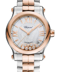 Đồng Hồ Chopard 278559-6009 - Happy Sport Round - 36mm - Steel and Rose GoldĐồng Hồ Chopard 278559-6009 - Happy Sport Round - 36mm - Steel and Rose Gold