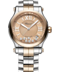 Đồng Hồ Chopard 278559-6019 - Happy Sport Round - 33mm - Steel and Rose GoldĐồng Hồ Chopard 278559-6019 - Happy Sport Round - 33mm - Steel and Rose Gold