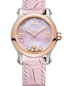Đồng Hồ Chopard 278573-6011 - Happy Sport Round - 30mm - Steel and Rose GoldĐồng Hồ Chopard 278573-6011 - Happy Sport Round - 30mm - Steel and Rose Gold