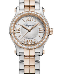 Đồng Hồ Chopard 278573-6016 - Happy Sport Round - 30mm - Steel and Rose GoldĐồng Hồ Chopard 278573-6016 - Happy Sport Round - 30mm - Steel and Rose Gold