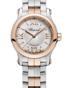 Đồng Hồ Chopard 278573-6017 - Happy Sport Round - 30mm - Steel and Rose GoldĐồng Hồ Chopard 278573-6017 - Happy Sport Round - 30mm - Steel and Rose Gold