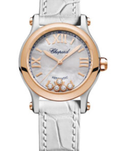 Đồng Hồ Chopard 278573-6018 - Happy Sport Round - 30mm - Steel and Rose GoldĐồng Hồ Chopard 278573-6018 - Happy Sport Round - 30mm - Steel and Rose Gold