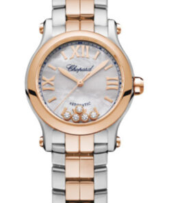 Đồng Hồ Chopard 278573-6019 - Happy Sport Round - 30mm - Steel and Rose GoldĐồng Hồ Chopard 278573-6019 - Happy Sport Round - 30mm - Steel and Rose Gold