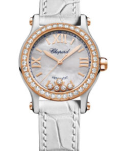 Đồng Hồ Chopard 278573-6020 - Happy Sport Round - 30mm - Steel and Rose GoldĐồng Hồ Chopard 278573-6020 - Happy Sport Round - 30mm - Steel and Rose Gold