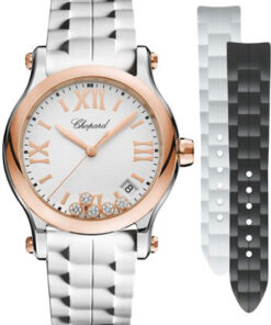 Đồng Hồ Chopard 278582-6001 - Happy Sport Round - 36mm - Steel and Rose GoldĐồng Hồ Chopard 278582-6001 - Happy Sport Round - 36mm - Steel and Rose Gold