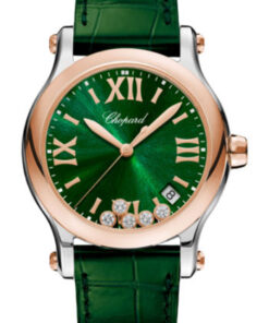 Đồng Hồ Chopard 278582-6005 - Happy Sport Round - 36mm - Steel and Rose GoldĐồng Hồ Chopard 278582-6005 - Happy Sport Round - 36mm - Steel and Rose Gold