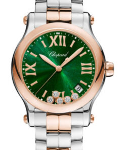 Đồng Hồ Chopard 278582-6006 - Happy Sport Round - 36mm - Steel and Rose GoldĐồng Hồ Chopard 278582-6006 - Happy Sport Round - 36mm - Steel and Rose Gold