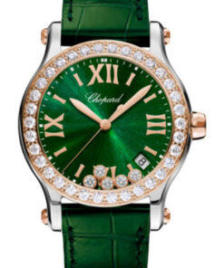 Đồng Hồ Chopard 278582-6007 - Happy Sport Round - 36mm - Steel and Rose GoldĐồng Hồ Chopard 278582-6007 - Happy Sport Round - 36mm - Steel and Rose Gold