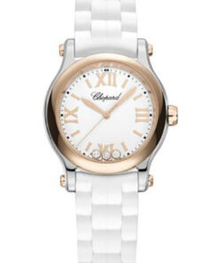 Đồng Hồ Chopard 278590-6001 - Happy Sport Round - 30mm - Steel and Rose GoldĐồng Hồ Chopard 278590-6001 - Happy Sport Round - 30mm - Steel and Rose Gold