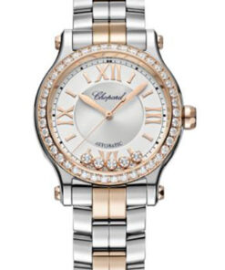Đồng Hồ Chopard 278608-6004 - Happy Sport Round - 33mm - Steel and Rose GoldĐồng Hồ Chopard 278608-6004 - Happy Sport Round - 33mm - Steel and Rose Gold
