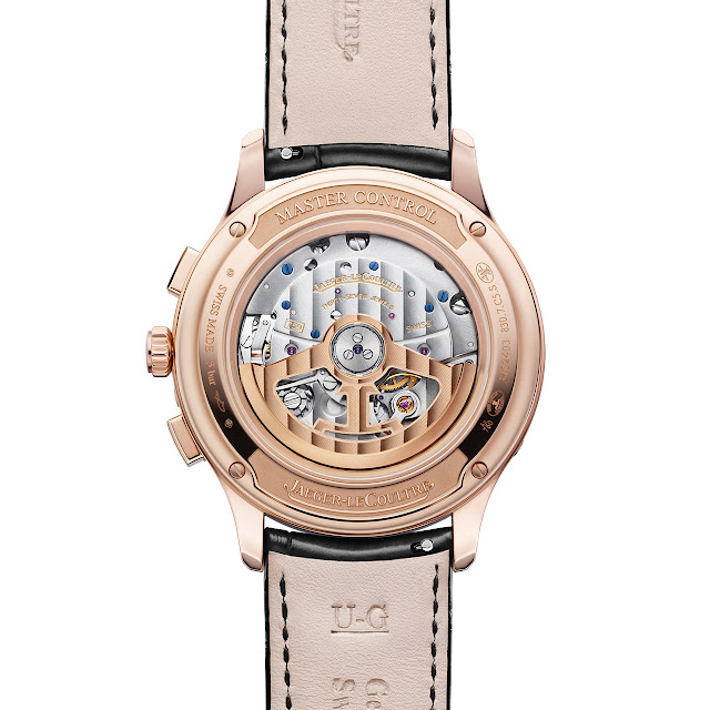 Jaeger-LeCoultre - Lịch Chronograph Master Control bằng Vàng Hồng với Mặt số Đen