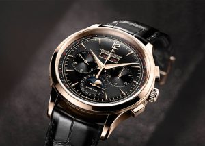 Jaeger-LeCoultre - Lịch Chronograph Master Control bằng Vàng Hồng với Mặt số Đen
