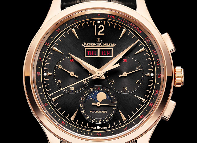 Jaeger-LeCoultre - Lịch Chronograph Master Control bằng Vàng Hồng với Mặt số Đen