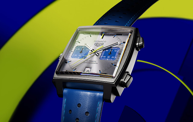 TAG Heuer ra mắt Monaco Chronograph Racing Blue phiên bản giới hạn