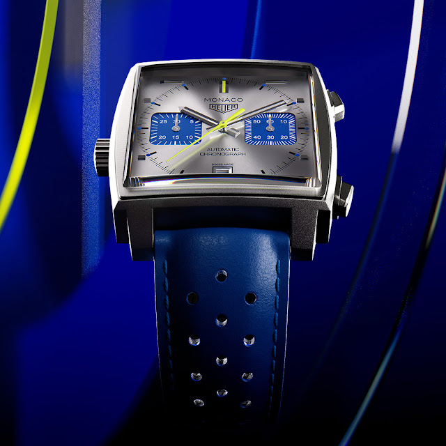 TAG Heuer ra mắt Monaco Chronograph Racing Blue phiên bản giới hạn