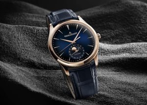 Jaeger-LeCoultre - Master Ultra Thin Moon với mặt số màu xanh gradient
