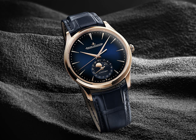Jaeger-LeCoultre - Master Ultra Thin Moon với mặt số màu xanh gradient