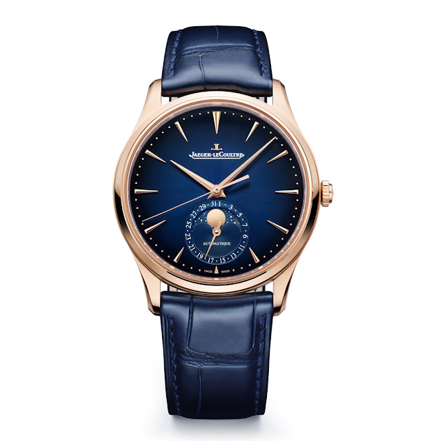 Jaeger-LeCoultre - Master Ultra Thin Moon với mặt số màu xanh gradient