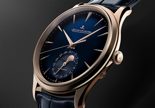 Jaeger-LeCoultre - Master Ultra Thin Moon với mặt số màu xanh gradient