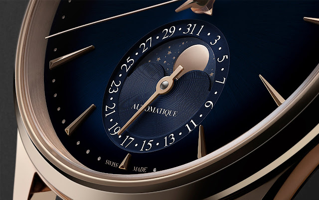 Jaeger-LeCoultre - Master Ultra Thin Moon với mặt số màu xanh gradient