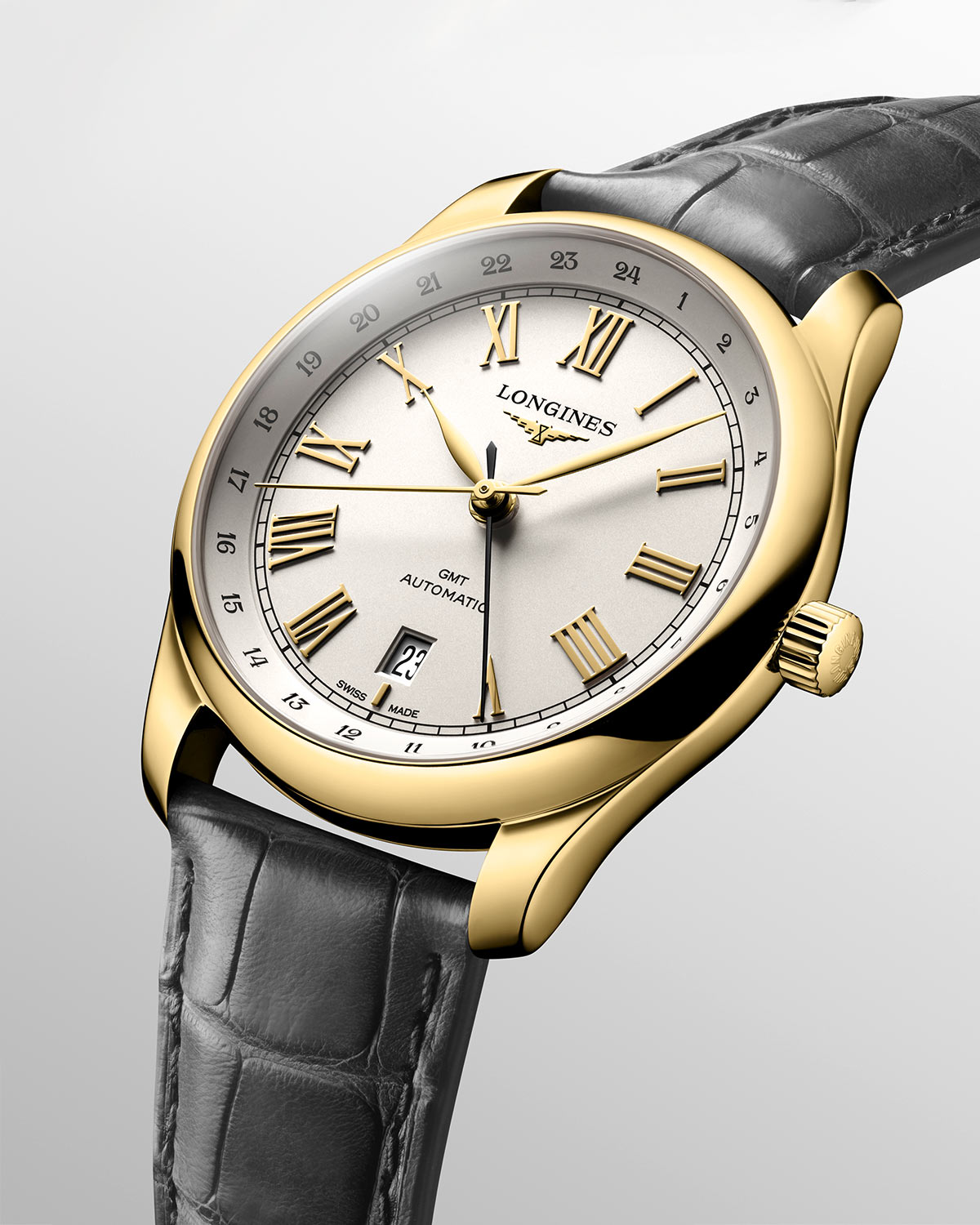 Bộ sưu tập Longines Master GMT: sự thanh lịch vượt thời gian bằng vàng