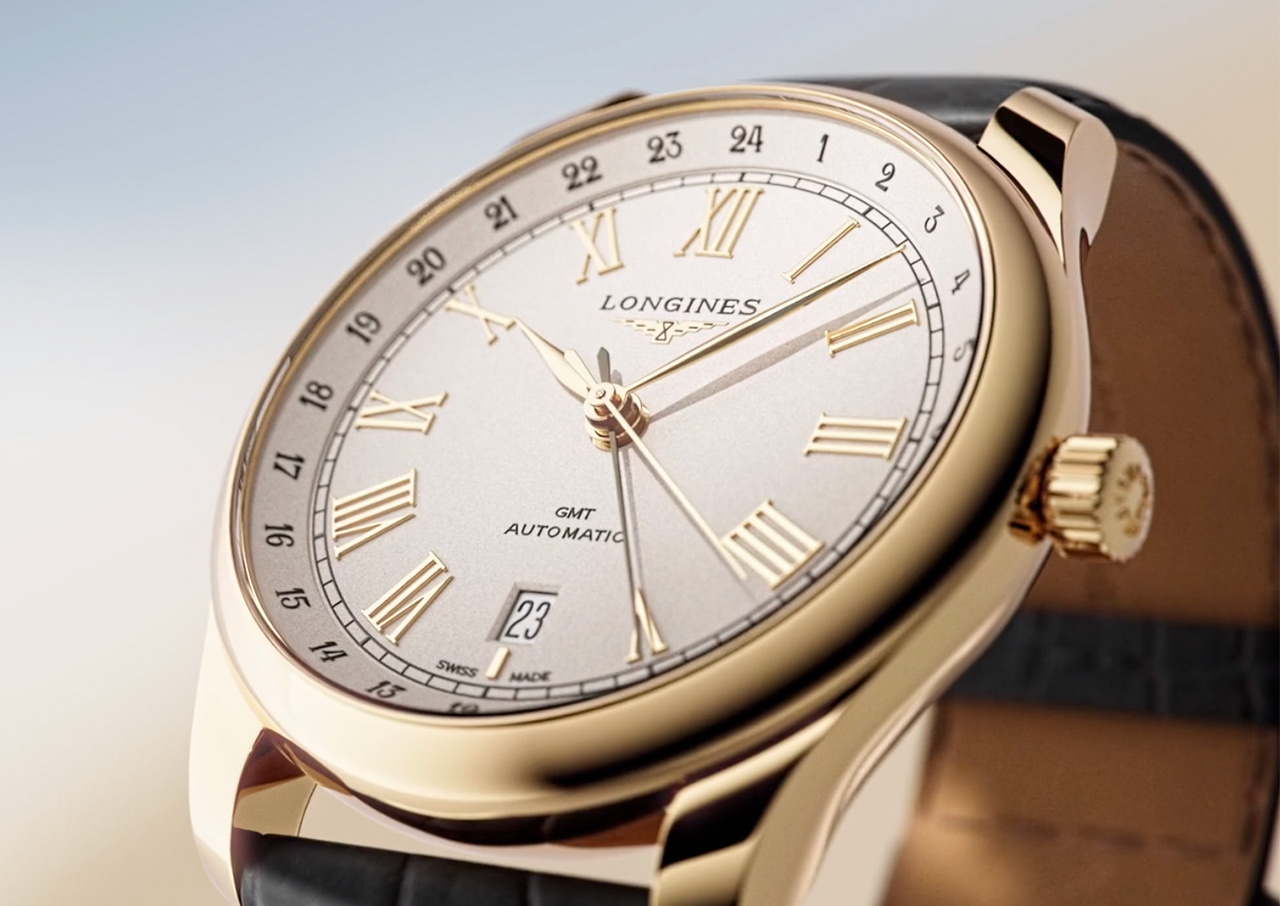 Bộ sưu tập Longines Master GMT: sự thanh lịch vượt thời gian bằng vàng