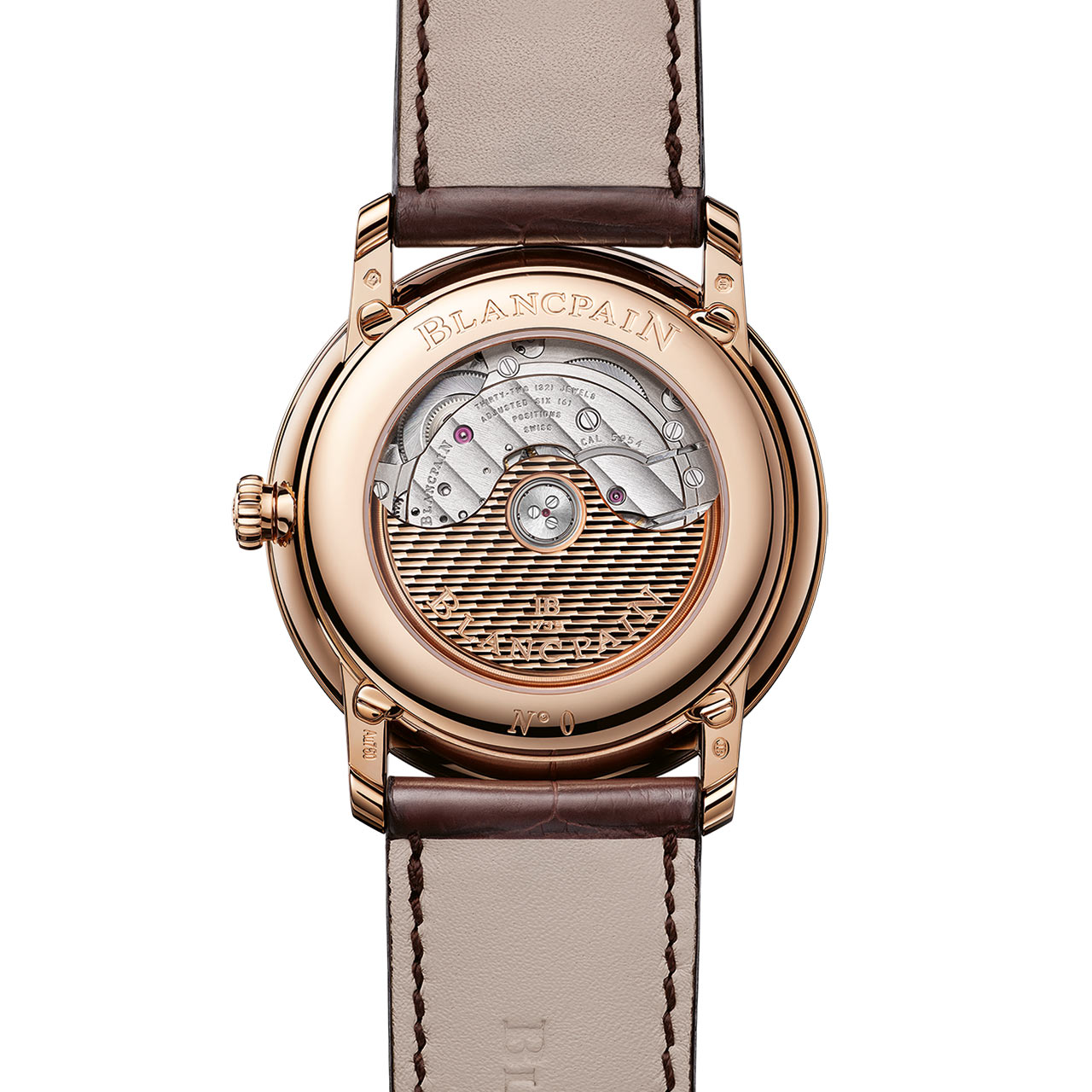 Blancpain phát hành Lịch vạn niên Villeret với Mặt số xanh cho năm nhuận 4 Blancpain Villeret Quantième Perpétuel với mặt số màu xanh lá cây