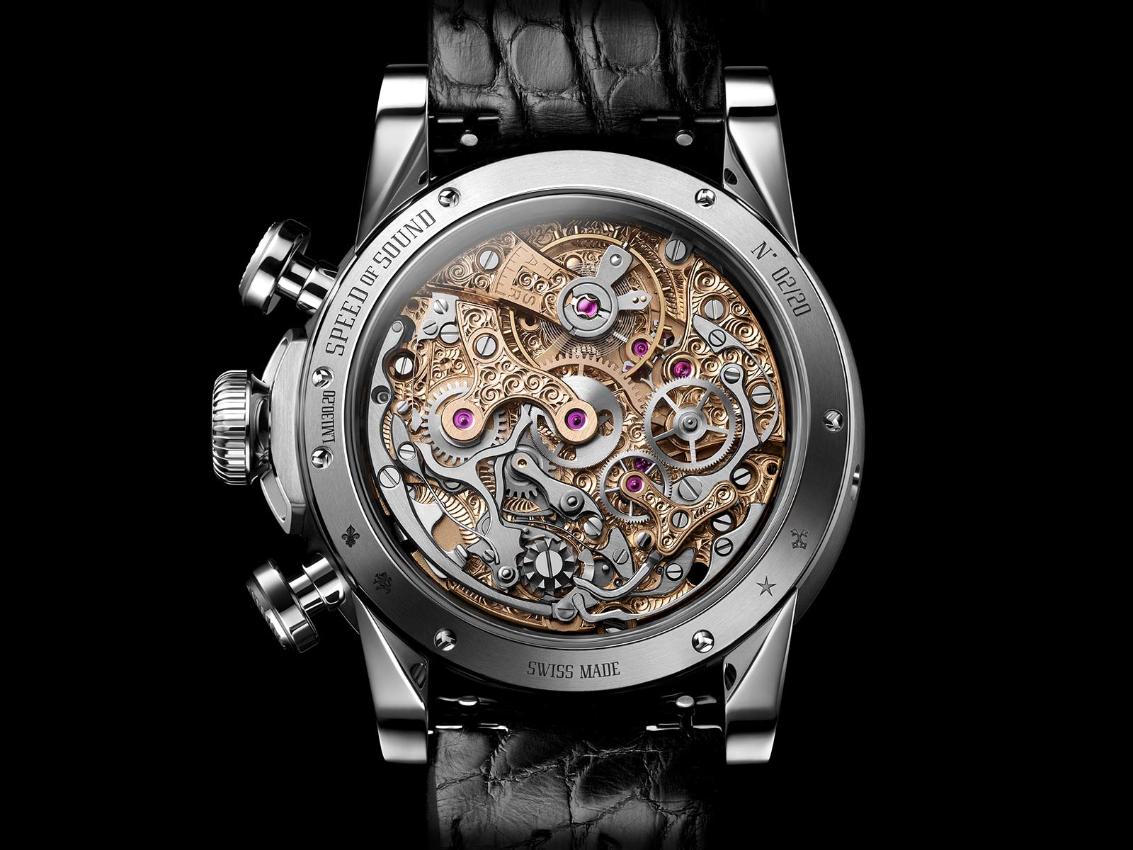 Louis Moinet Speed ​​of Sound: Phiên bản kỷ niệm 20 năm với thiên thạch mặt trăng hiếm