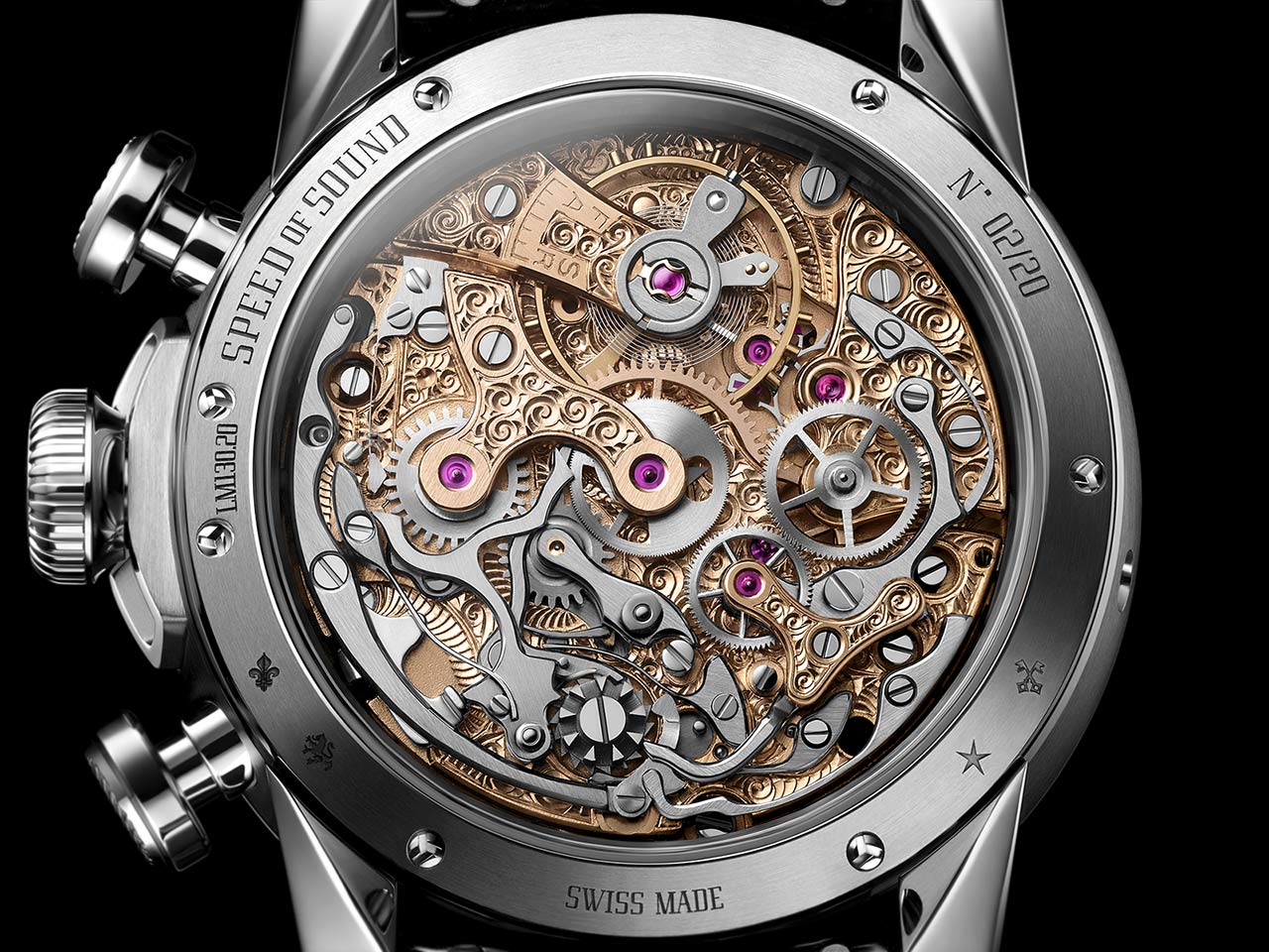 Louis Moinet Speed ​​of Sound: Phiên bản kỷ niệm 20 năm với thiên thạch mặt trăng hiếm