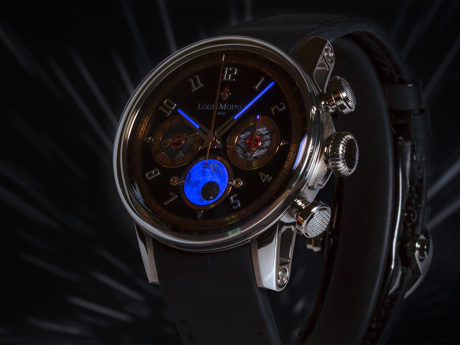 Louis Moinet Speed ​​of Sound: Phiên bản kỷ niệm 20 năm với thiên thạch mặt trăng hiếm