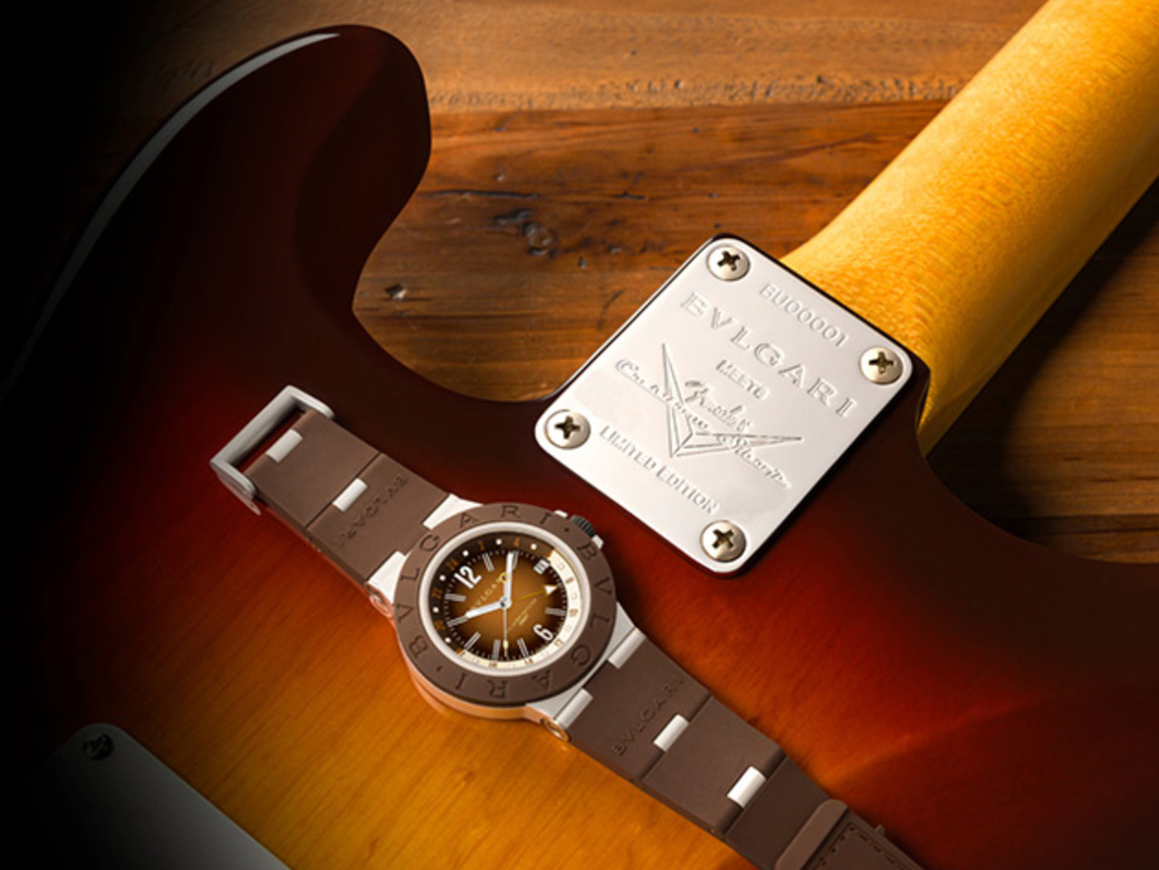 Bulgari Aluminum GMT x Fender Limited Edition 104117