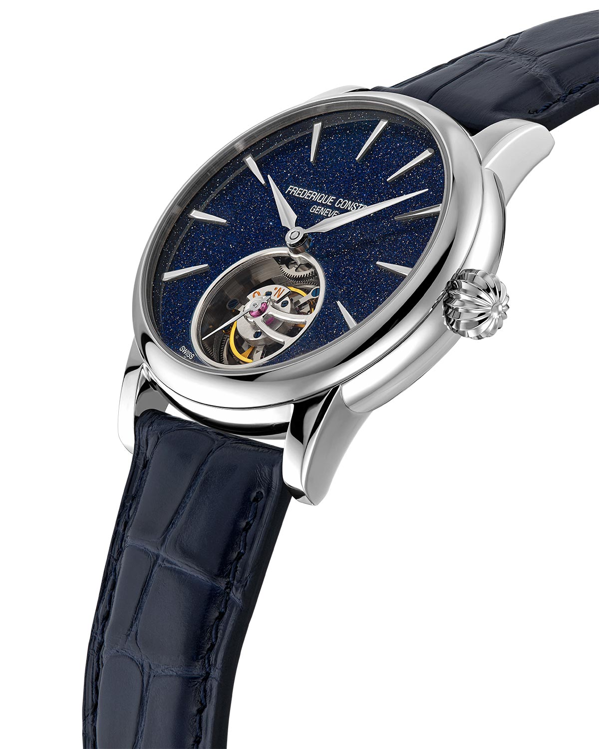 Frederique Constant Classic Tourbillon với mặt số Aventurine.