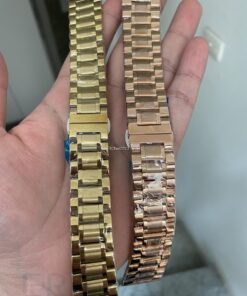 Dây kim loại đồng hồ mắt đúc size 20,22