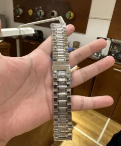 Dây kim loại đồng hồ mắt đúc size 20,22