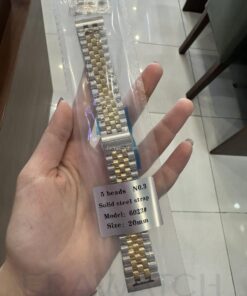 Dây Kim Loại Đồng Hồ Mắt Xích Size 20, 22 DemiDây Kim Loại Đồng Hồ Mắt Xích