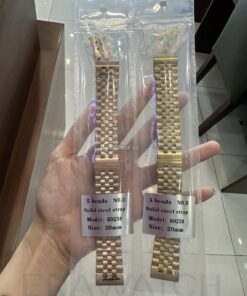 Dây Kim Loại Đồng Hồ Mắt Xích Size 20, 22 (Vàng Hồng / Vàng Chanh)Dây Kim Loại Đồng Hồ Mắt Xích