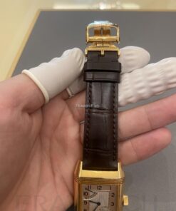 Dây Đồng Hồ Jaeger-LeCoultre Da Cá Sấu, Màu Nâu